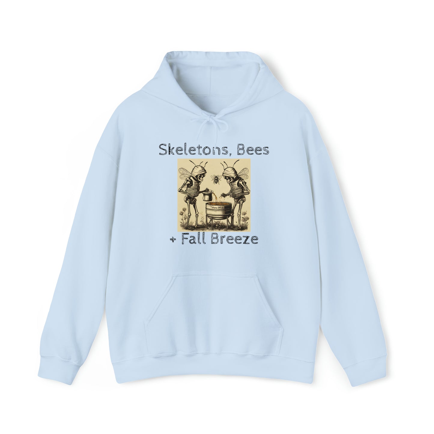 Skeletons, Bees + Fall Breeze Unisex Heavy Blend™ Hooded Sweatshirt