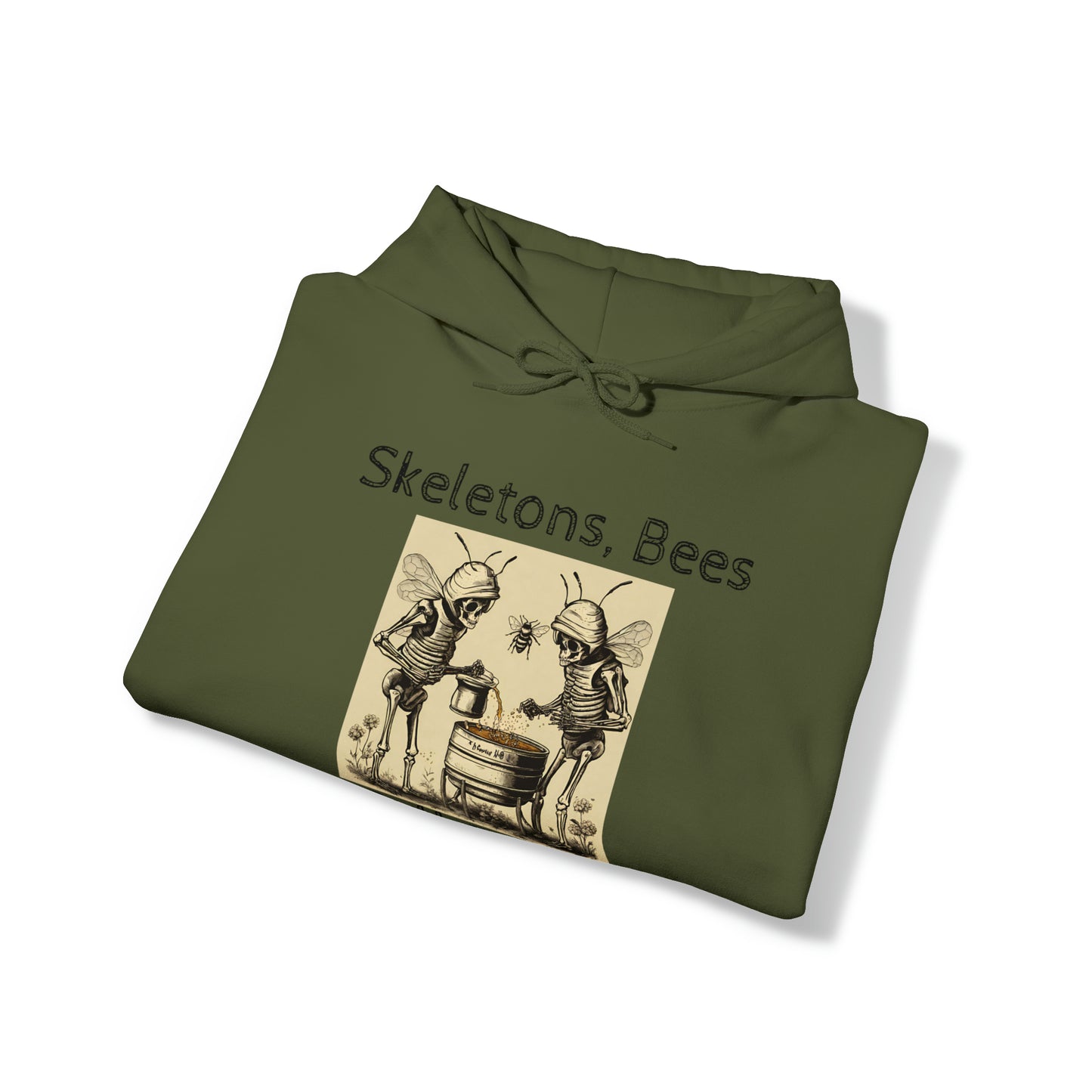 Skeletons, Bees + Fall Breeze Unisex Heavy Blend™ Hooded Sweatshirt