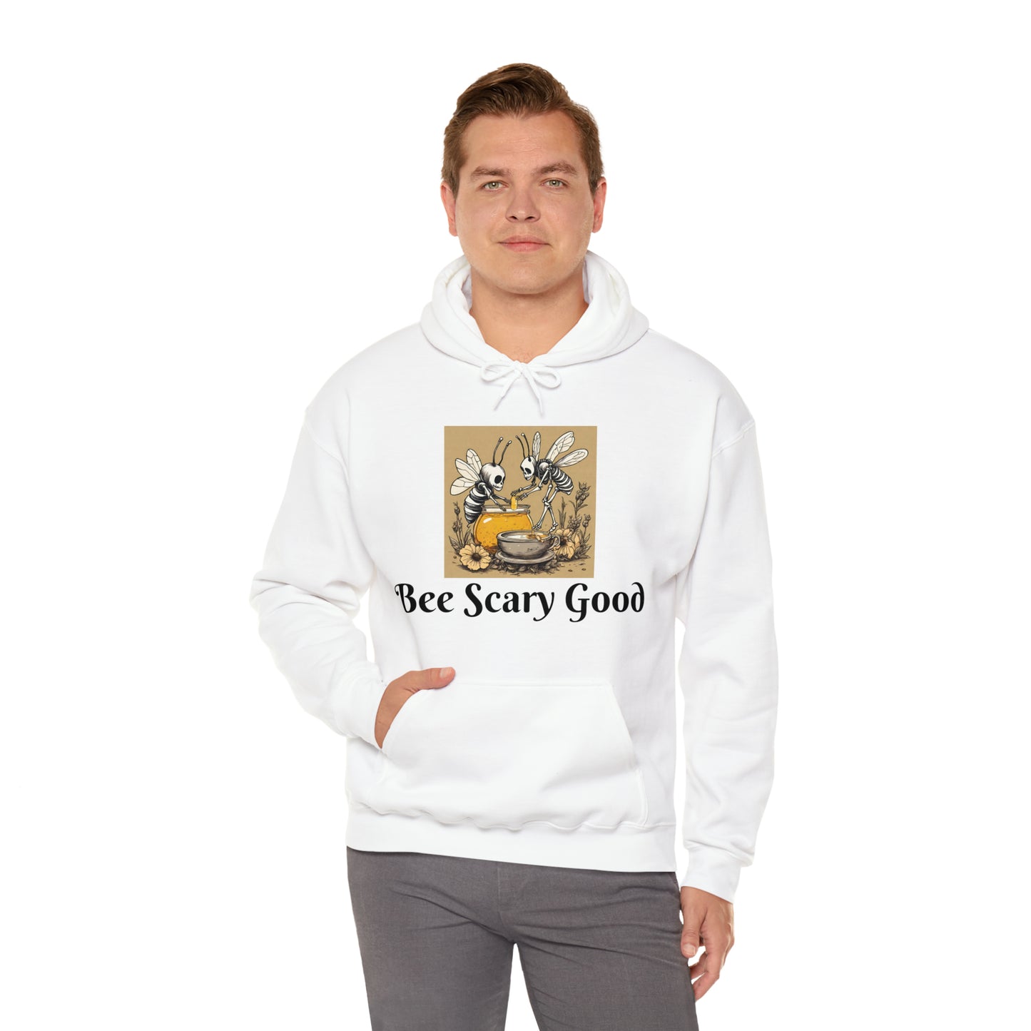 Bee Scary Good Unisex Heavy Blend™ Hooded Sweatshirt