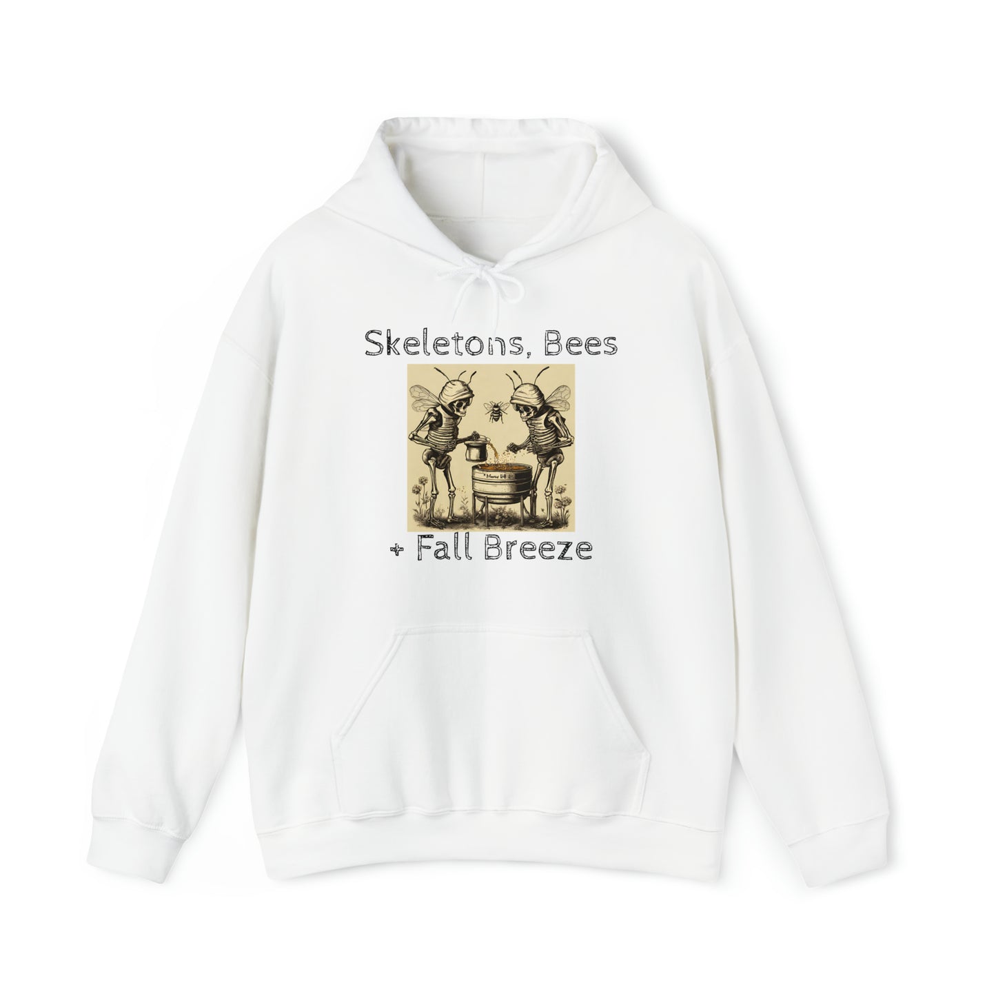 Skeletons, Bees + Fall Breeze Unisex Heavy Blend™ Hooded Sweatshirt