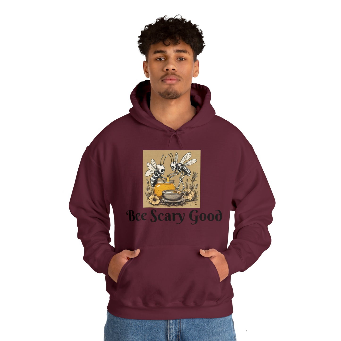 Bee Scary Good Unisex Heavy Blend™ Hooded Sweatshirt