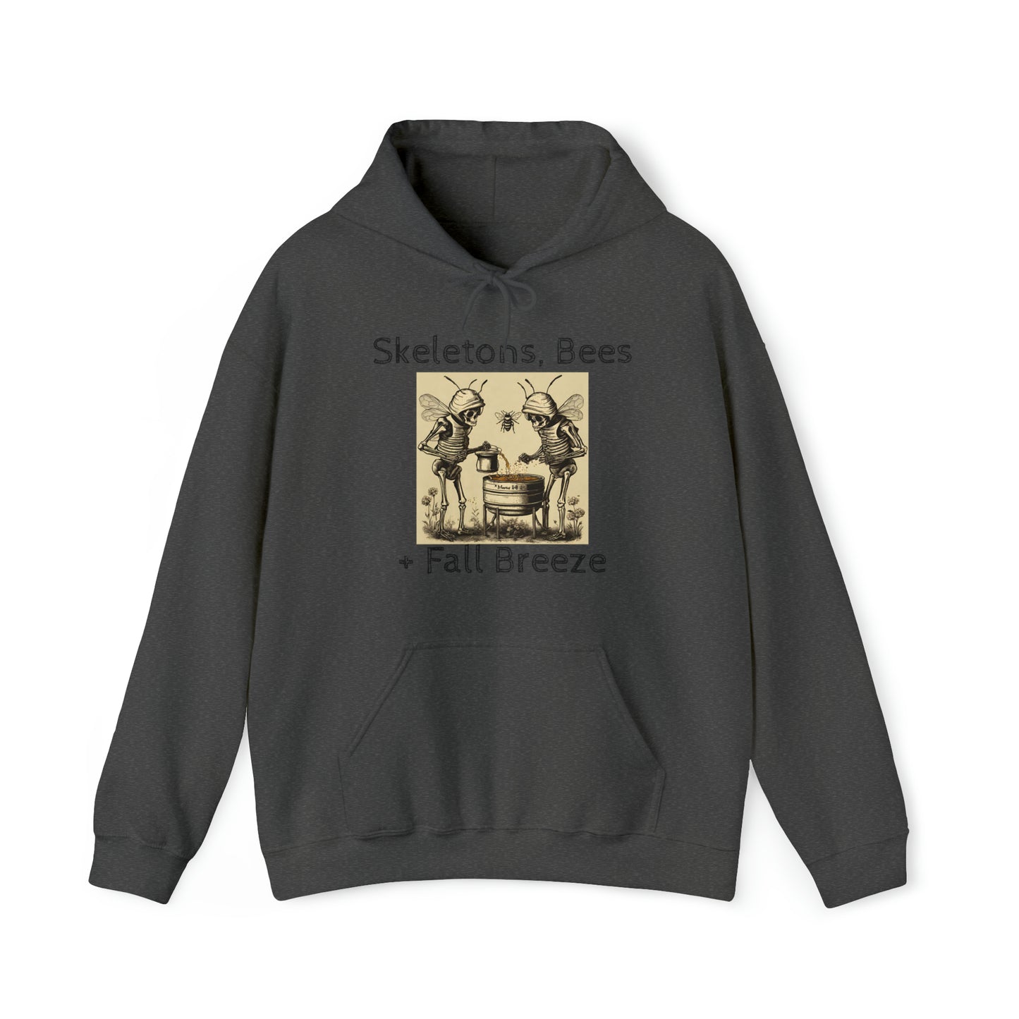 Skeletons, Bees + Fall Breeze Unisex Heavy Blend™ Hooded Sweatshirt