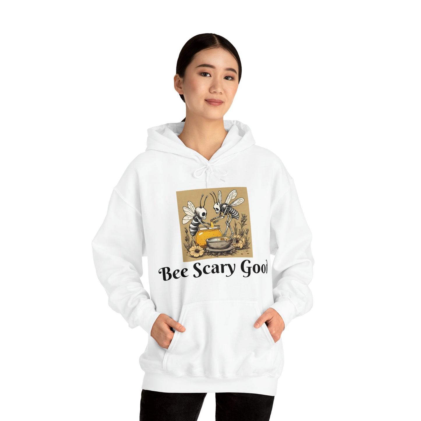 Bee Scary Good Unisex Heavy Blend™ Hooded Sweatshirt